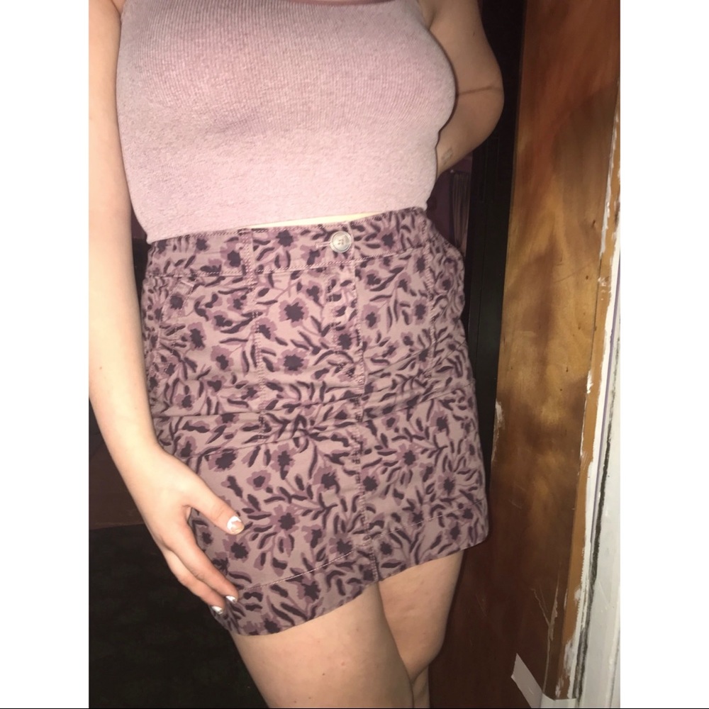 Mini Purple Skirt